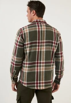 Plaid Patterned- Overhemd - Khaki Beige -Jack and Jones Verkoopwinkel 22f76e5a016042cdafb98c2bd8cbe512