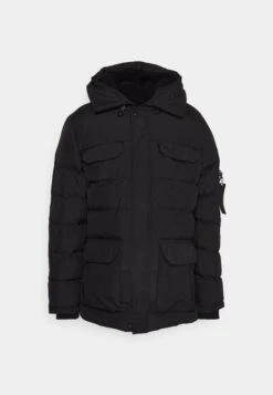 SikSilk Parka Coat - Winterjas - Black -Jack and Jones Verkoopwinkel 2416e1cad17447e1a28f630db1f00506