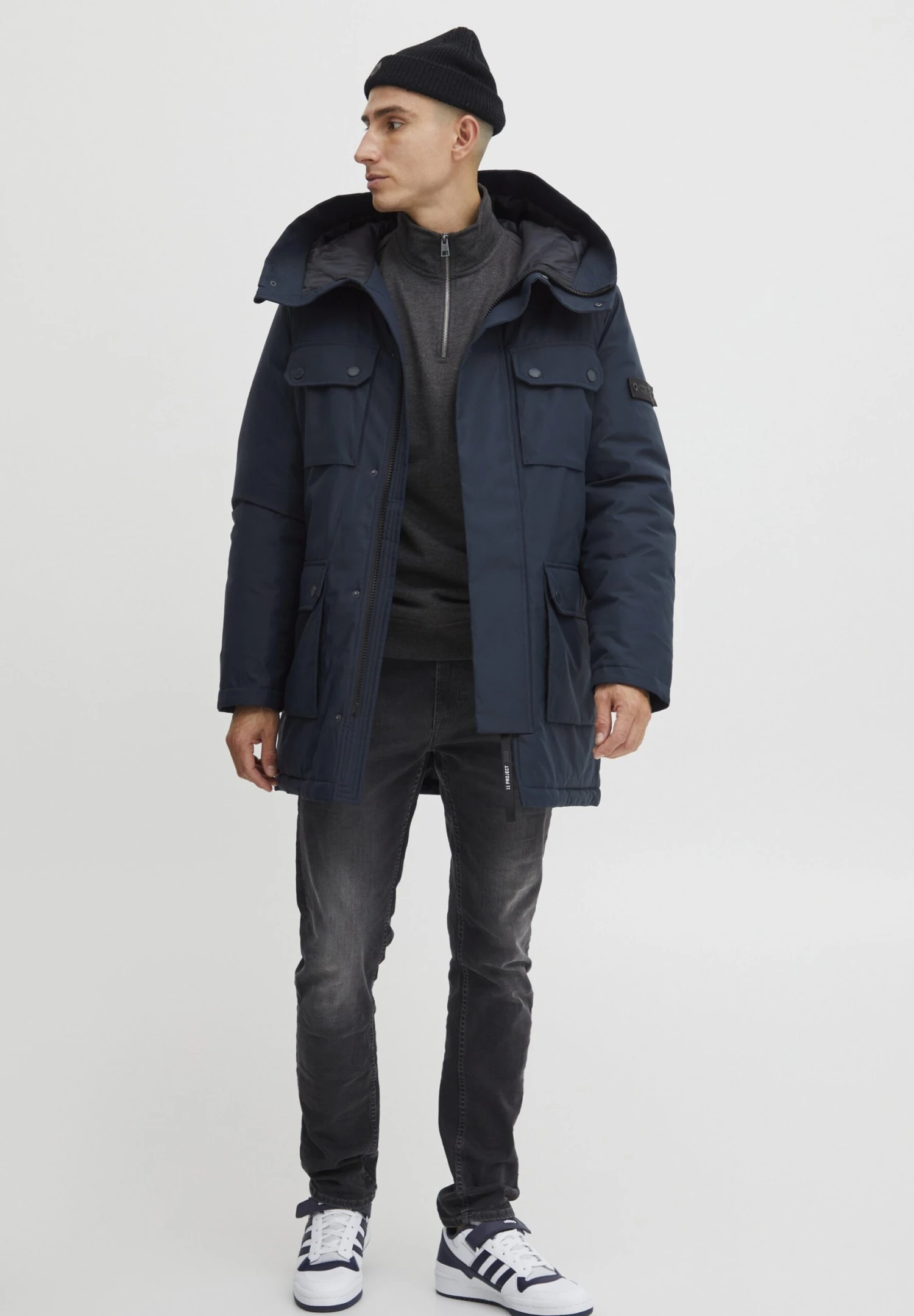 Prdean Parka Ja - Winterjas - Insignia Blue 4 Prdean Parka Ja - Winterjas - Insignia Blue - Afbeelding 2