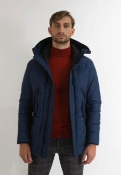 Puffer - Winterjas - Blau Meliert -Jack and Jones Verkoopwinkel 251c24fcd6764b5b904254057f158c1d