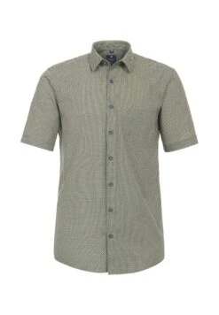 REDMOND Regular Fit Kurzarm- Overhemd - Braun