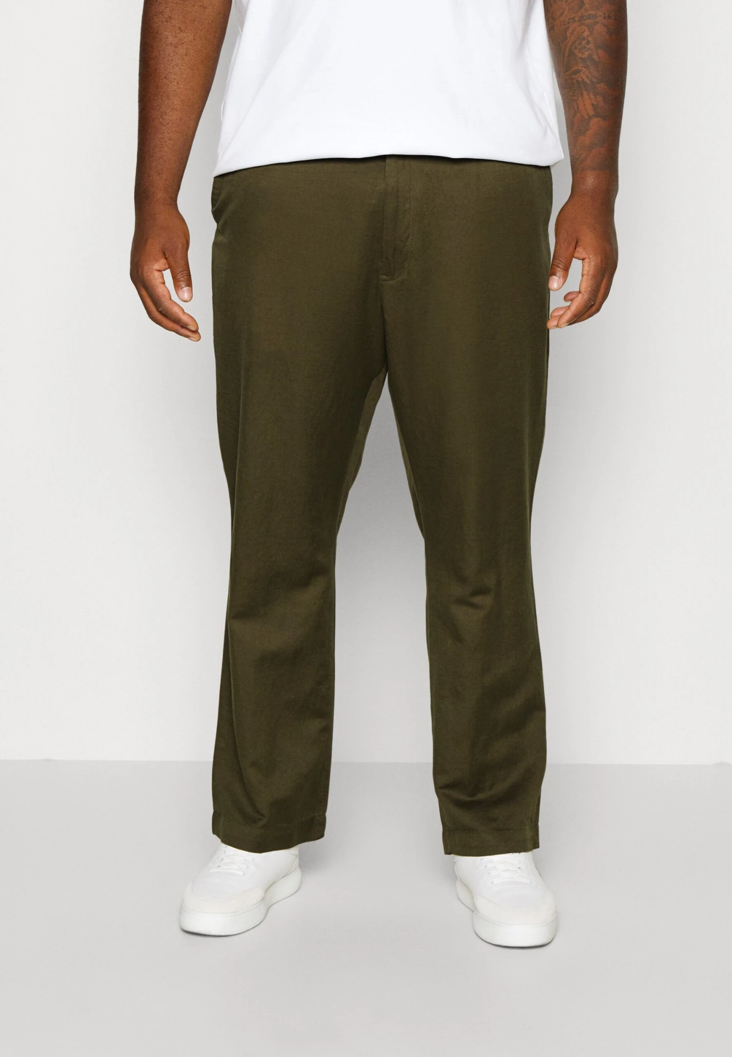 Classic Fit Linen-Blend Trouser - Broek - Canopy Olive 3 Classic Fit Linen-Blend Trouser - Broek - Canopy Olive