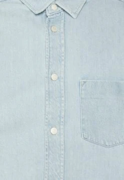 Marc O'Polo DENIM Overshirt Longsleeve Collar Patch Pocket - Halflange Jas - Fresh Bleached Cobalt Blue -Jack and Jones Verkoopwinkel 262eb5a110c4492ca1295fb407fc5949