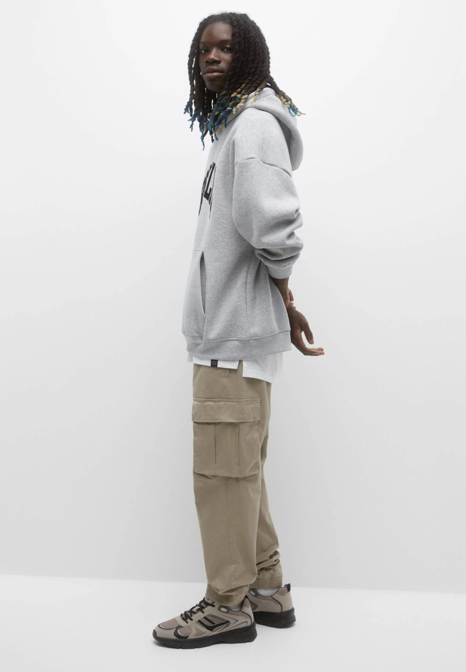 PULL & BEAR Basic Coloured - Cargobroek - Beige 7 PULL & BEAR Basic Coloured - Cargobroek - Beige - Afbeelding 5