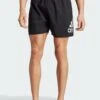 Adidas Sportswear Big LogoClx Short-Length - Zwemshorts - Black White
