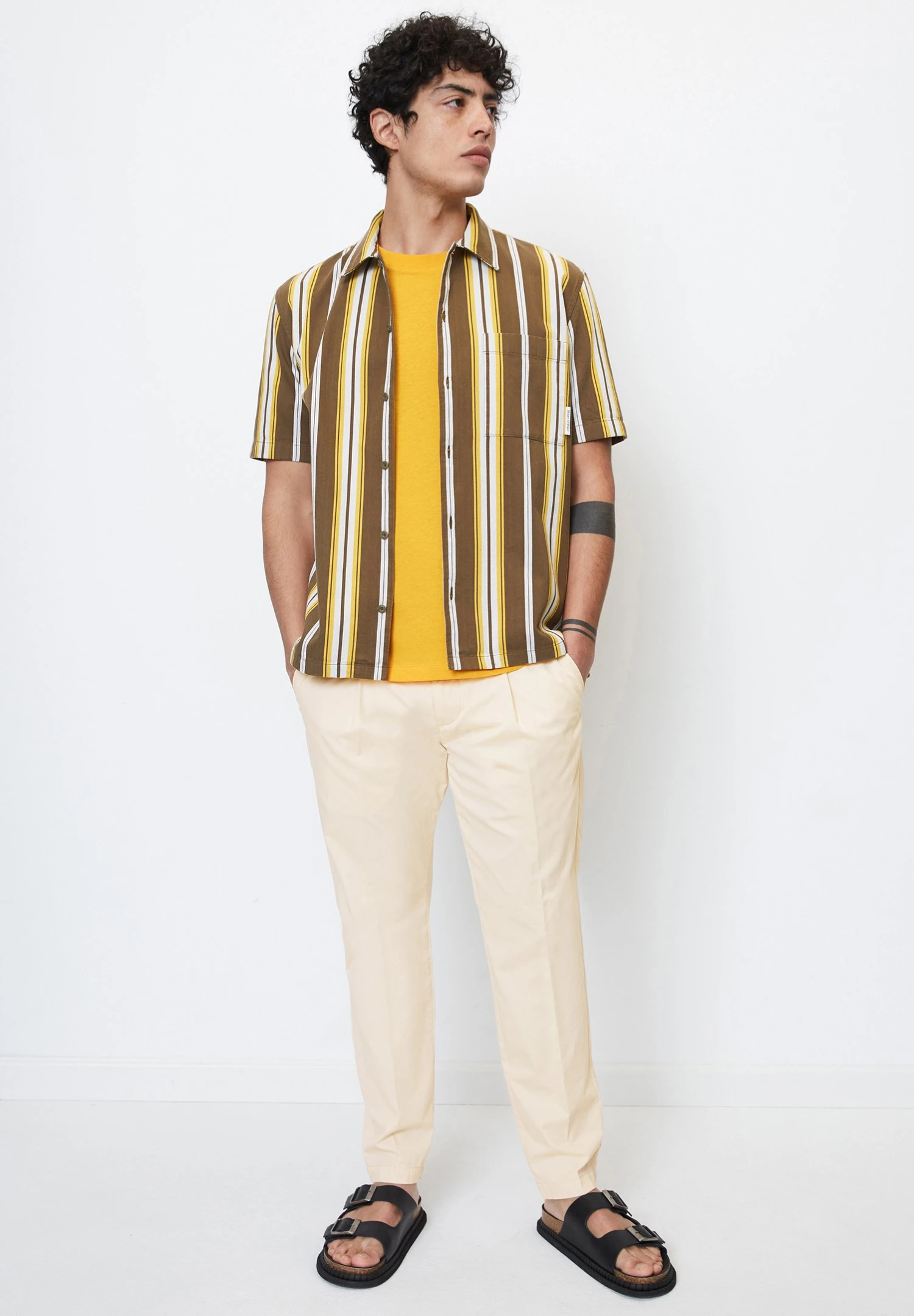 Marc O'Polo Short Sleeves - Overhemd - MultiOld Spice 4 Marc O'Polo Short Sleeves - Overhemd - MultiOld Spice - Afbeelding 2