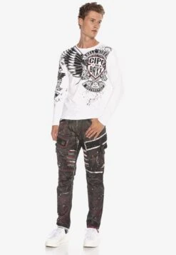 Cipo & Baxx Slim Fit Jeans - Burgundy