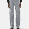 Trussardi Twisted Flock - Straight Leg Jeans - Koala Grey