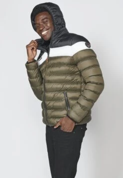 Koroshi Winterjas - Kaki -Jack and Jones Verkoopwinkel 283404c686ac48f5872591432af48306