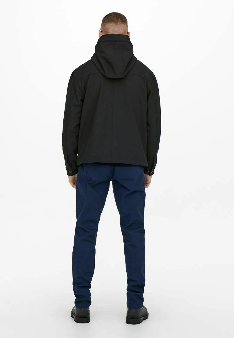 Only & Sons Onsaslan - Lichte Jas - Black 5 Only & Sons Onsaslan - Lichte Jas - Black - Afbeelding 3