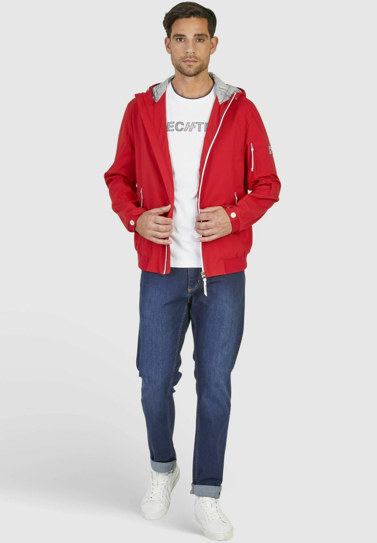 Daniel Hechter H-Xtech- Outdoorjas - Rot 4 Daniel Hechter H-Xtech- Outdoorjas - Rot - Afbeelding 2