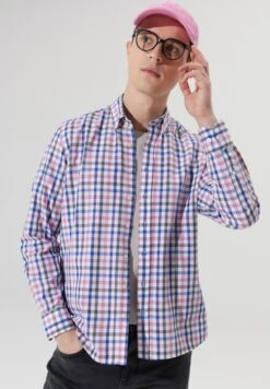 Painted Yarn- Overhemd - White/Navy Blue -Jack and Jones Verkoopwinkel 28e48a9c04b344c1a6222a2006006782