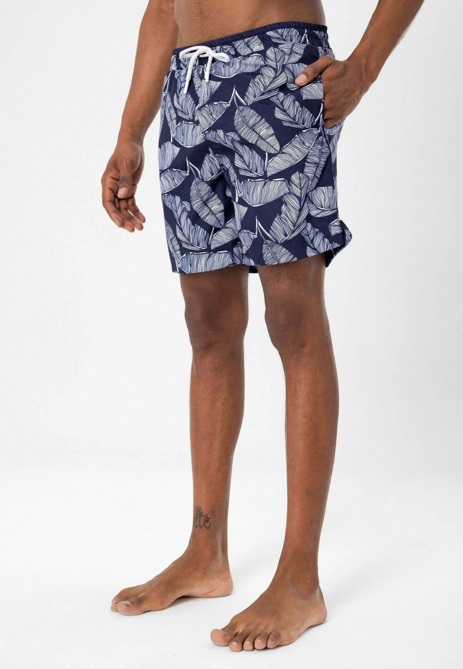 Zwemshorts - Navy/White 8 Zwemshorts - Navy/White - Afbeelding 6