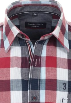 Freizeit Kurzarm Kariert Casual Fit - Overhemd - Rot -Jack and Jones Verkoopwinkel 29d5ac8aabde4a60b13b7742a89bf03e