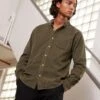 URBAN CLASSICS Corduroy Shirt - Overhemd - Olive