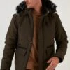 Hooded - Winterjas - Khaki -Jack and Jones Verkoopwinkel 2a5afdb67a2943f8b34e06e45fb99aa8