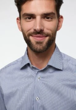 Eterna Fineliner Modern Fit - Overhemd - Dunkelblau 10 Eterna Fineliner Modern Fit - Overhemd - Dunkelblau -Jack and Jones Verkoopwinkel 2b68ee217cbe45f395b8948613a7dbc6