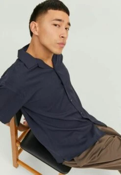 JACK&JONES Premium Jprblujude Camp Collar - Overhemd - Night Sky 12 JACK&JONES Premium Jprblujude Camp Collar - Overhemd - Night Sky -Jack and Jones Verkoopwinkel 2b8ec371b6964a198528f9421b1321a9