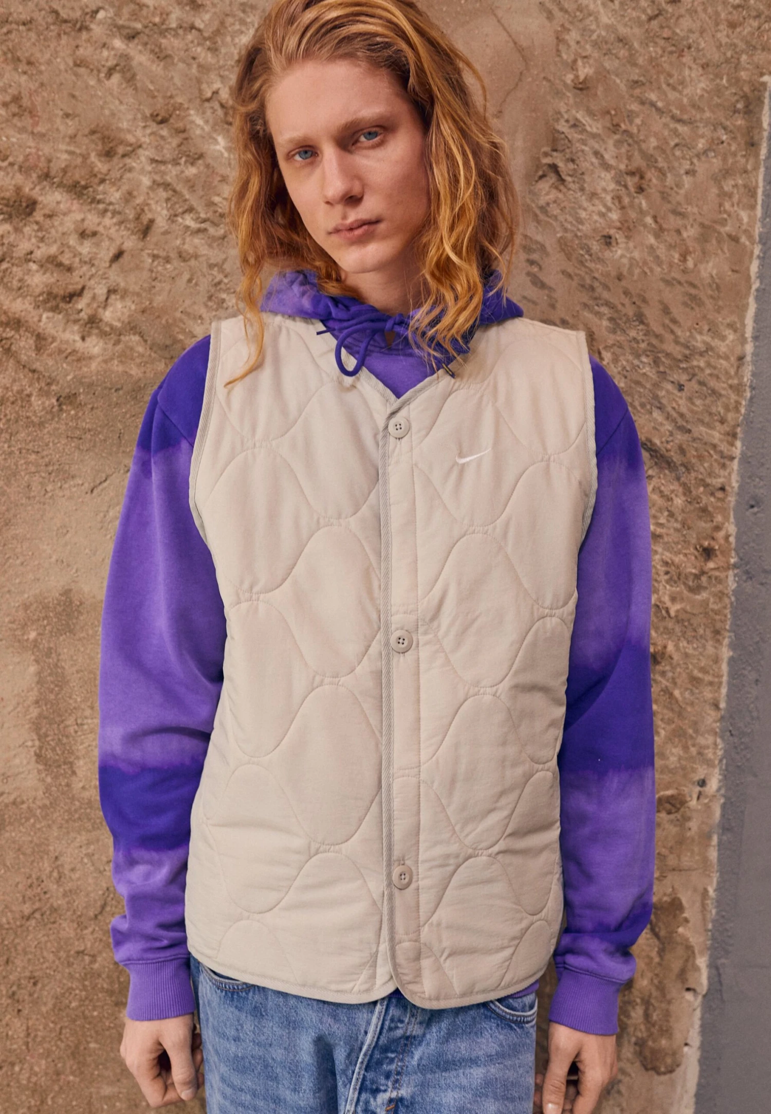 Nike Sportswear Vest - Bodywarmer - Light Iron Ore/White 3 Nike Sportswear Vest - Bodywarmer - Light Iron Ore/White