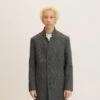 TOM TAILOR Denim Mantel - Grey Melange Twill