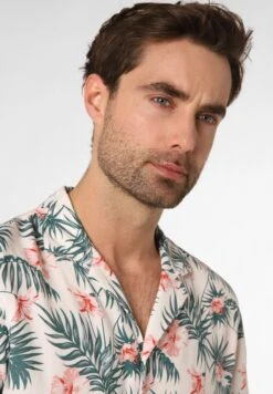 Overhemd - Weiß Grün -Jack and Jones Verkoopwinkel 2d11bcf0112e42d596be47ec6f343a4d