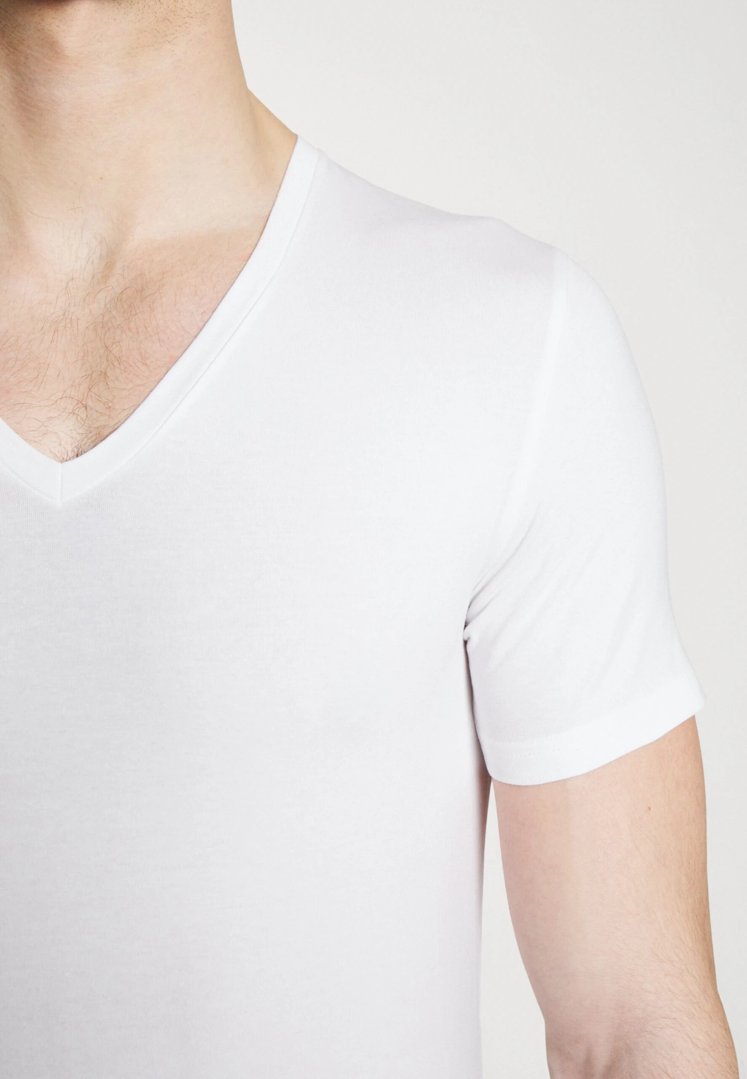 Marc O'Polo Essentials 2 Pack V Neck Shirt - Hemd - White 7 Marc O'Polo Essentials 2 Pack V Neck Shirt - Hemd - White - Afbeelding 5