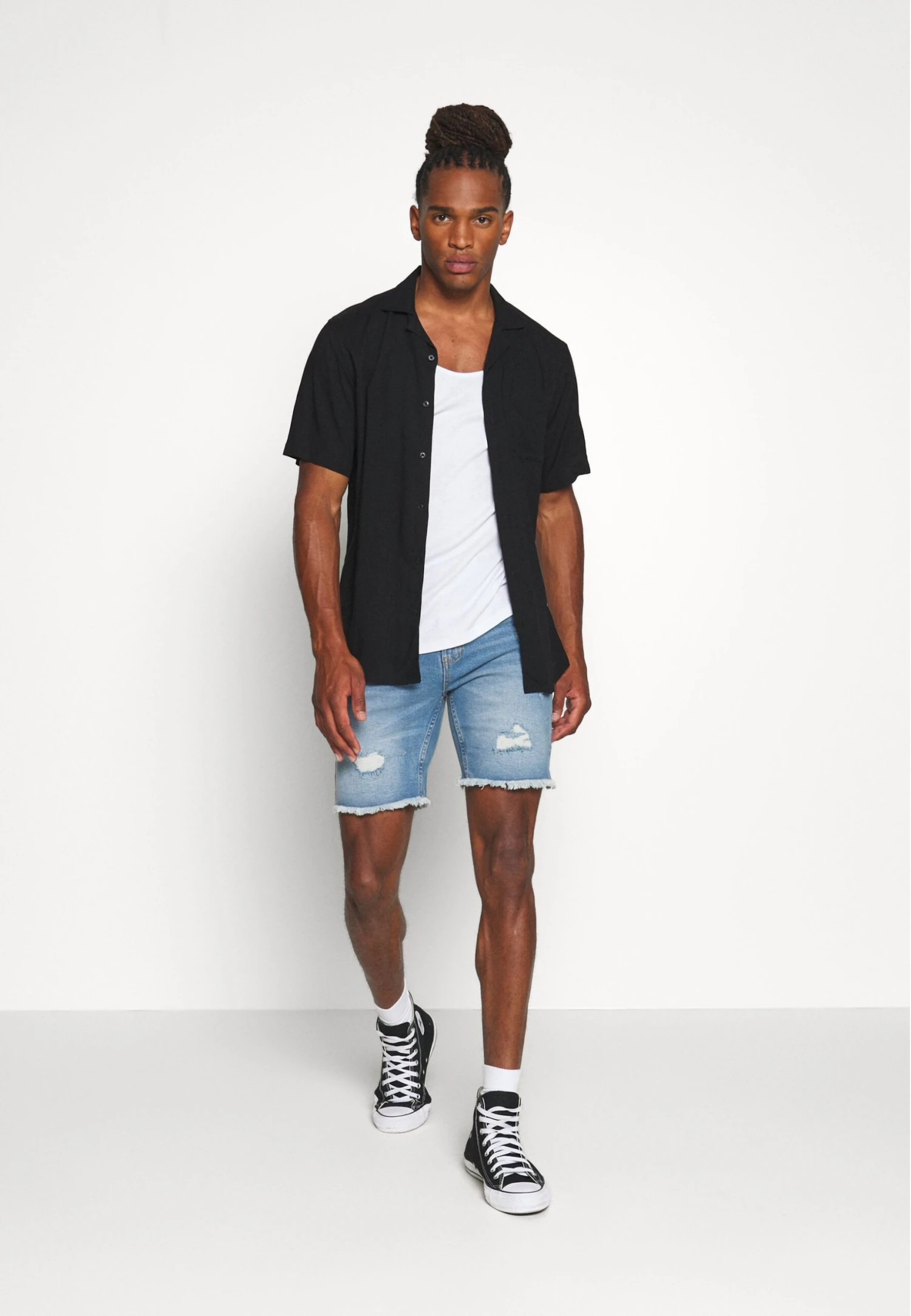 Denim Project Jeansshort - Blue Heavy 4 Denim Project Jeansshort - Blue Heavy - Afbeelding 2