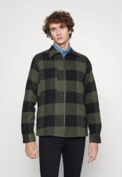 Selected Homme Slhloosedoller Overshirt - Lichte Jas - Dark Olive