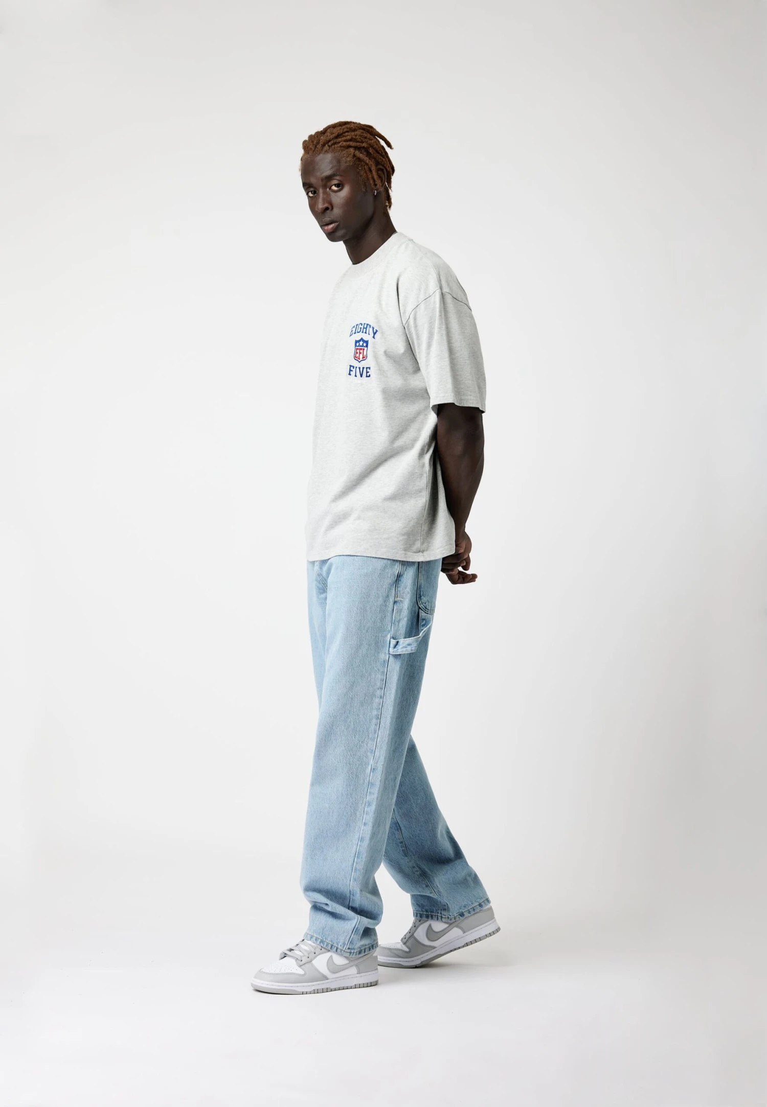 Baggy With Loop - Relaxed Fit Jeans - Vintage Blue 4 Baggy With Loop - Relaxed Fit Jeans - Vintage Blue - Afbeelding 2