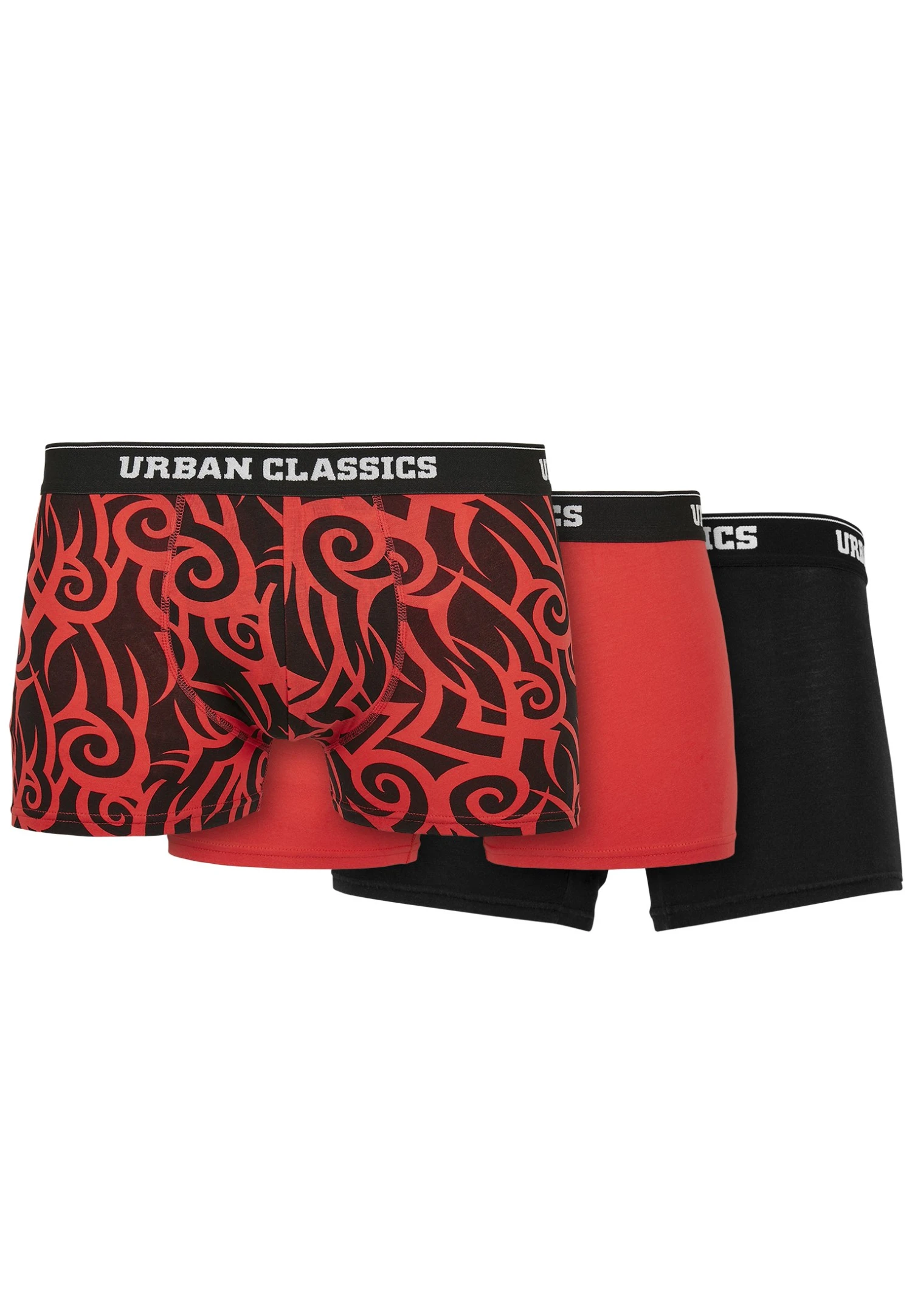URBAN CLASSICS 3 Pack - Onderbroeken - Tribal Aoppopred Black 3 URBAN CLASSICS 3 Pack - Onderbroeken - Tribal Aoppopred Black
