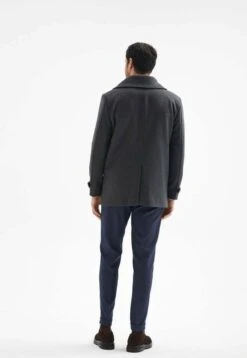 Halflange Jas - Anthracite -Jack and Jones Verkoopwinkel 2fcb6746211044b2af4ff365616f1de0