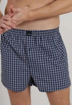4 Pack - Boxershort - Blau Dunkel Karo -Jack and Jones Verkoopwinkel 30e732e8c1a74476bb4399c9dbb1b6ec