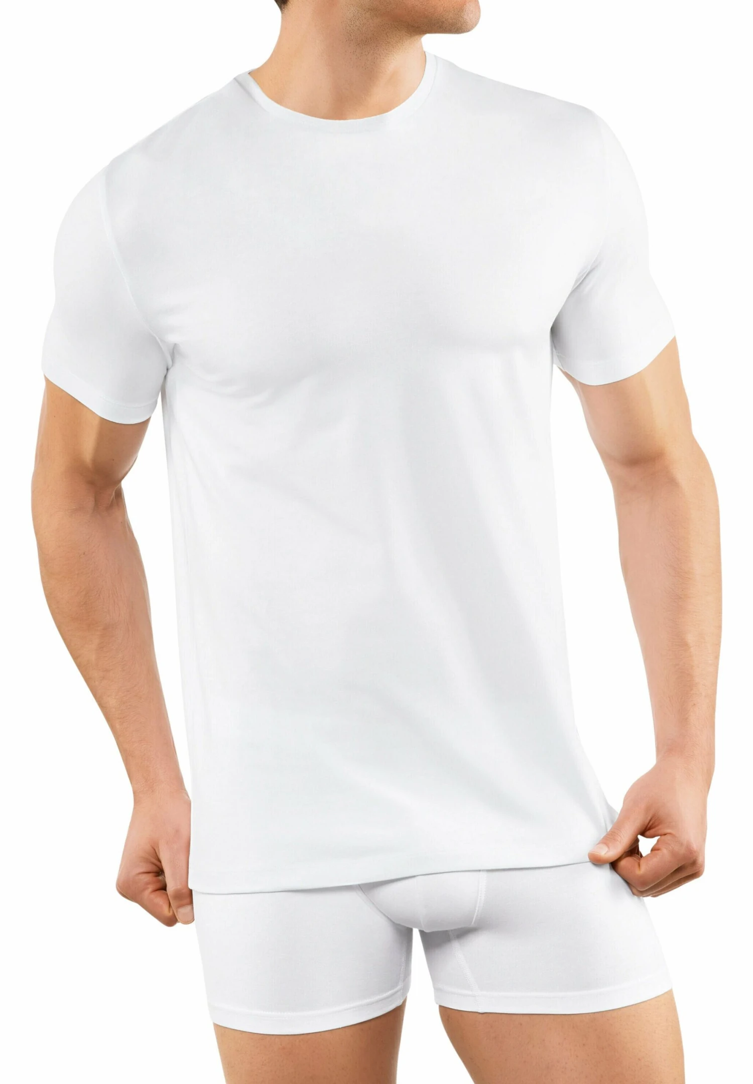 Falke Daily Comfort 2-Pack Soft - Hemd - White 3 Falke Daily Comfort 2-Pack Soft - Hemd - White