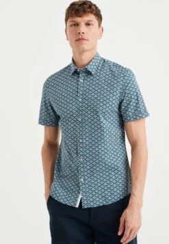 WE FASHION Met Dessin - Overhemd - Blue