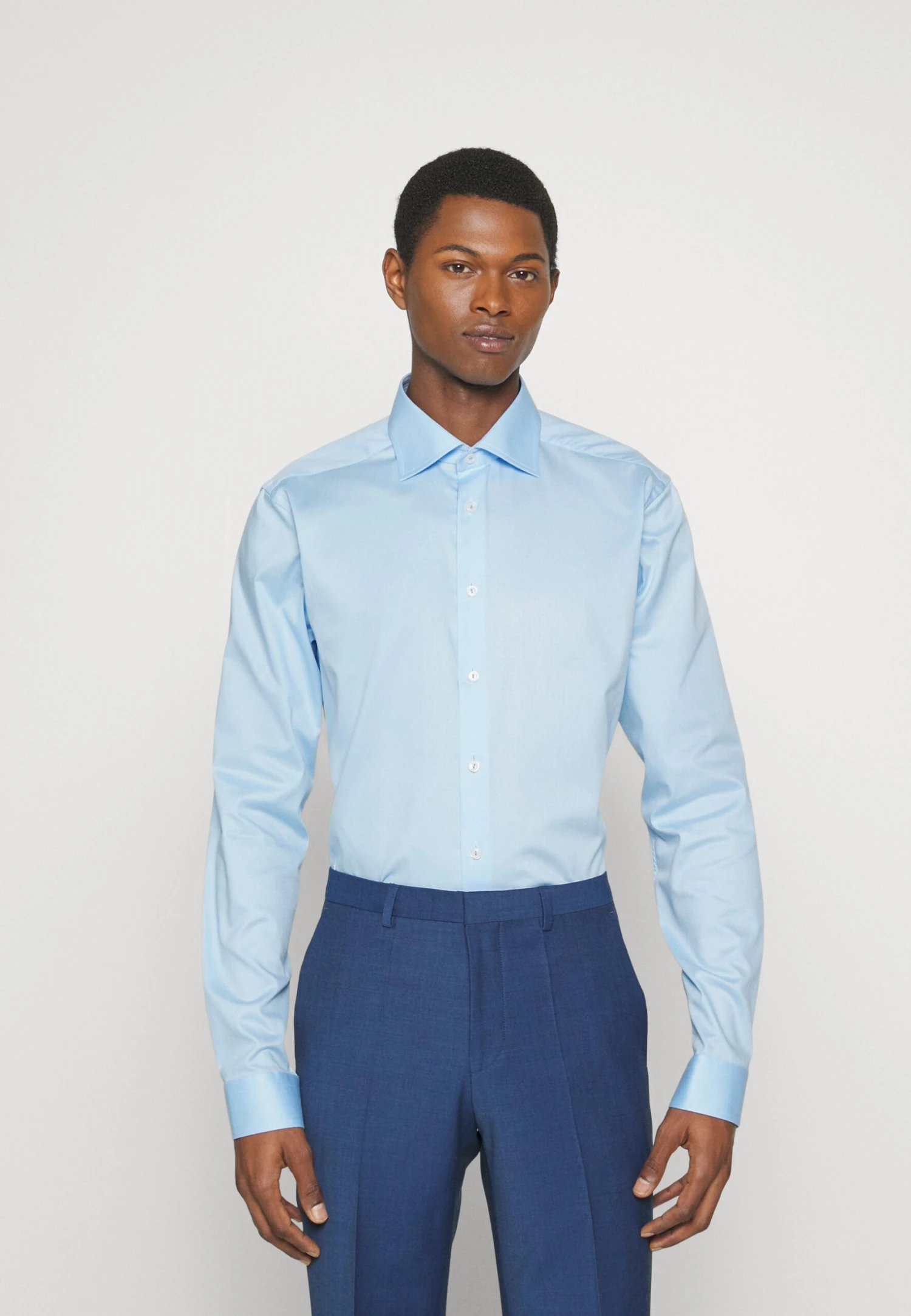 ETON Super Slim Fit Stretch - Zakelijk Overhemd - Light Blue 3 ETON Super Slim Fit Stretch - Zakelijk Overhemd - Light Blue