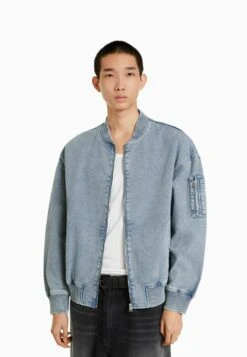 BERSHKA Spijkerjas - Blue