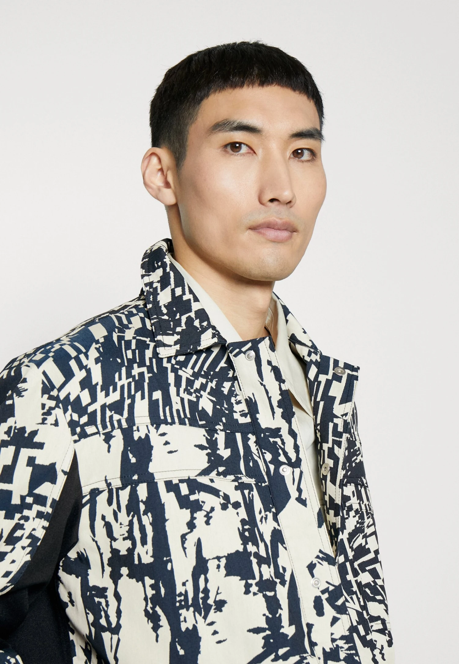 KOCHÉ Sportsjacket Unisex - Lichte Jas - Ecru/Blue 6 KOCHÉ Sportsjacket Unisex - Lichte Jas - Ecru/Blue - Afbeelding 4