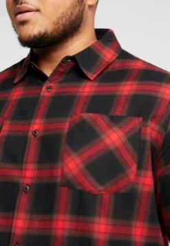 URBAN CLASSICS Checked Flanell Shirt 6 - Overhemd - Black/Red 11 URBAN CLASSICS Checked Flanell Shirt 6 - Overhemd - Black/Red -Jack and Jones Verkoopwinkel 332863fbe51b438f80b2f119822dcf1d