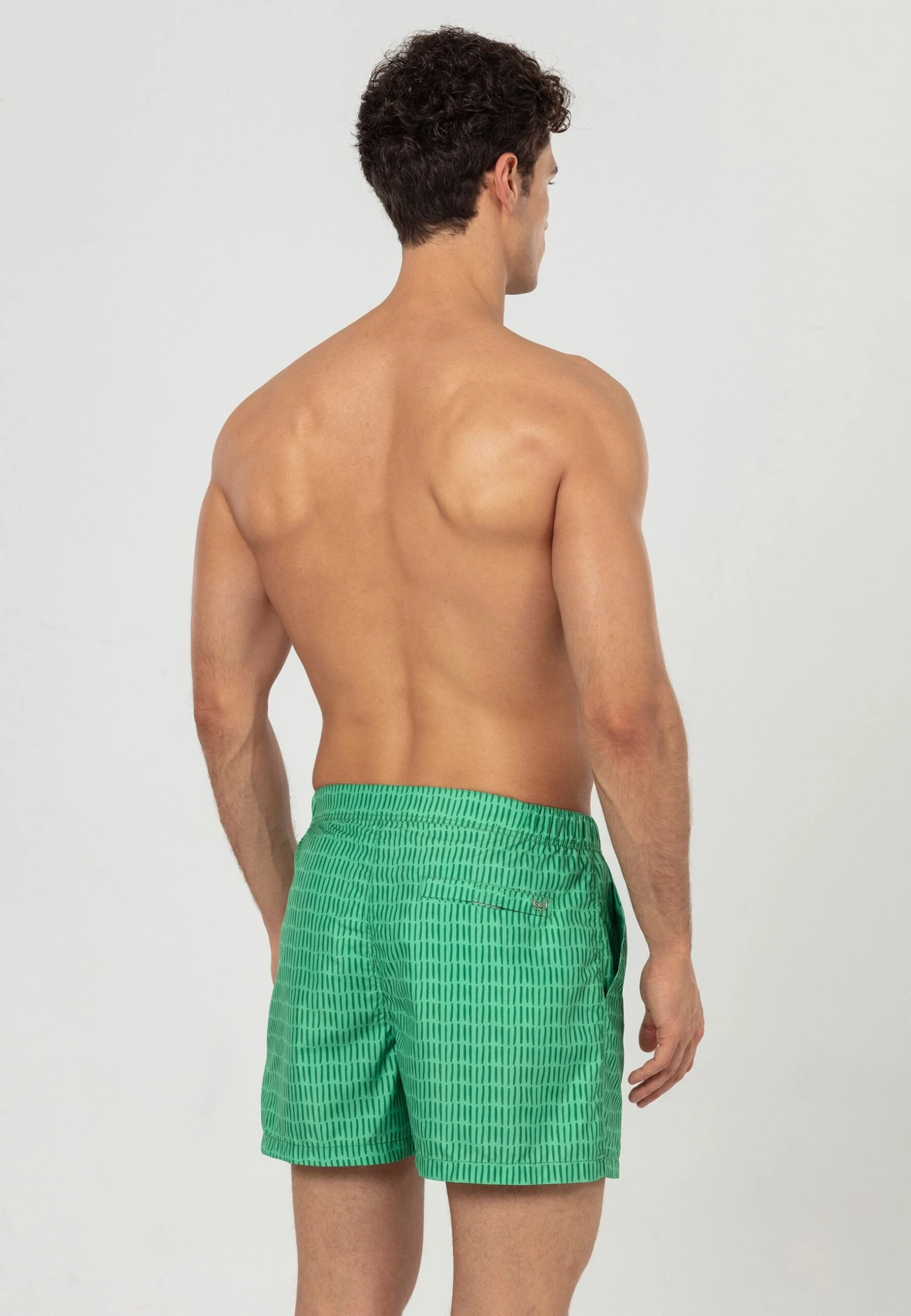 Patterned Snap Up - Zwemshorts - Green 5 Patterned Snap Up - Zwemshorts - Green - Afbeelding 3