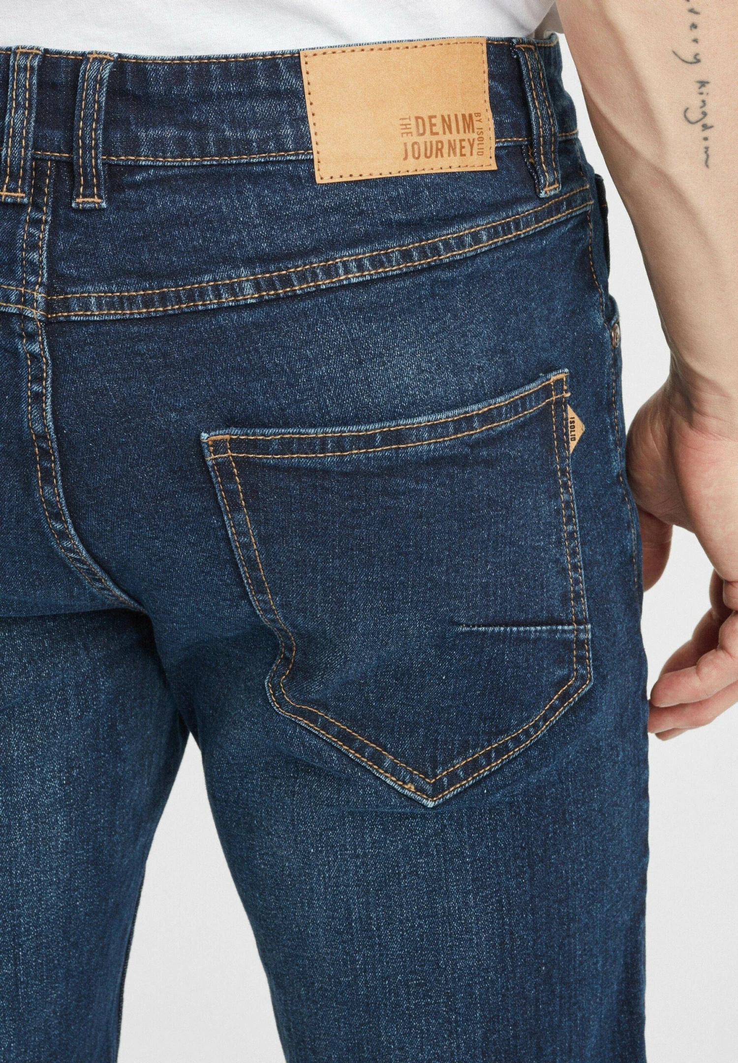 Solid Sdpilto - Straight Leg Jeans - Dark Blue Denim 7 Solid Sdpilto - Straight Leg Jeans - Dark Blue Denim - Afbeelding 5