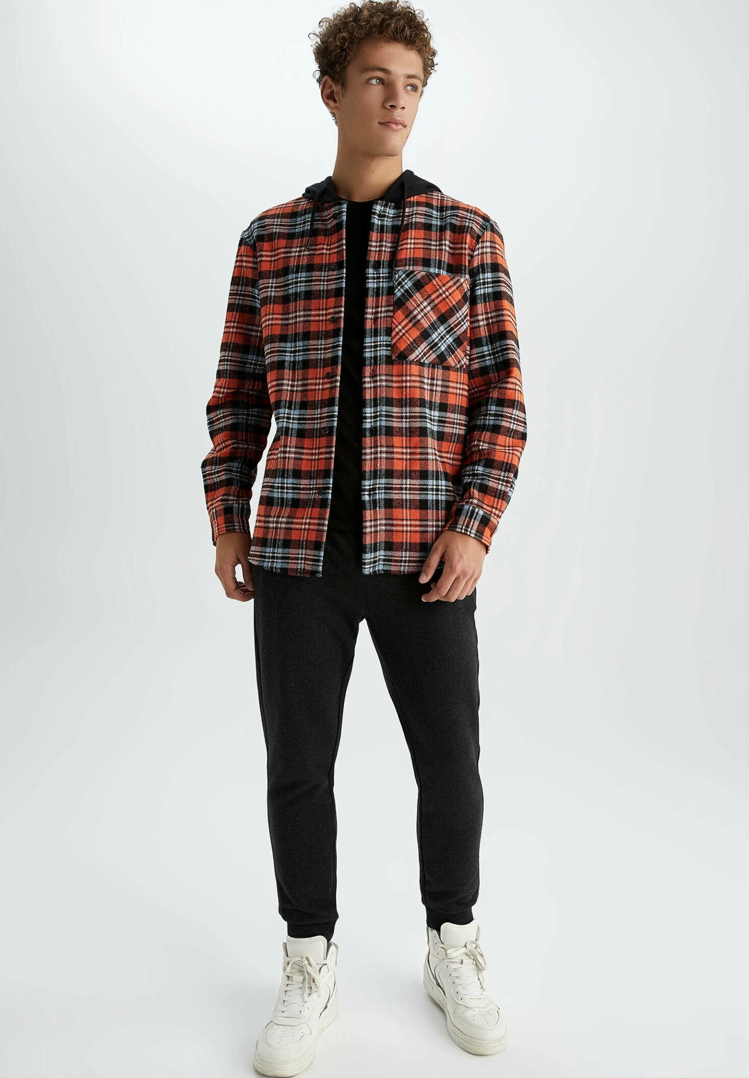 DeFacto Regular Fit - Overhemd - Orange 4 DeFacto Regular Fit - Overhemd - Orange - Afbeelding 2