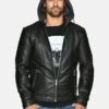Maze Mit Kapuze 42020525 - Leren Jas - Black -Jack and Jones Verkoopwinkel 33f422571a0f4145bc02b1e9e48625cf