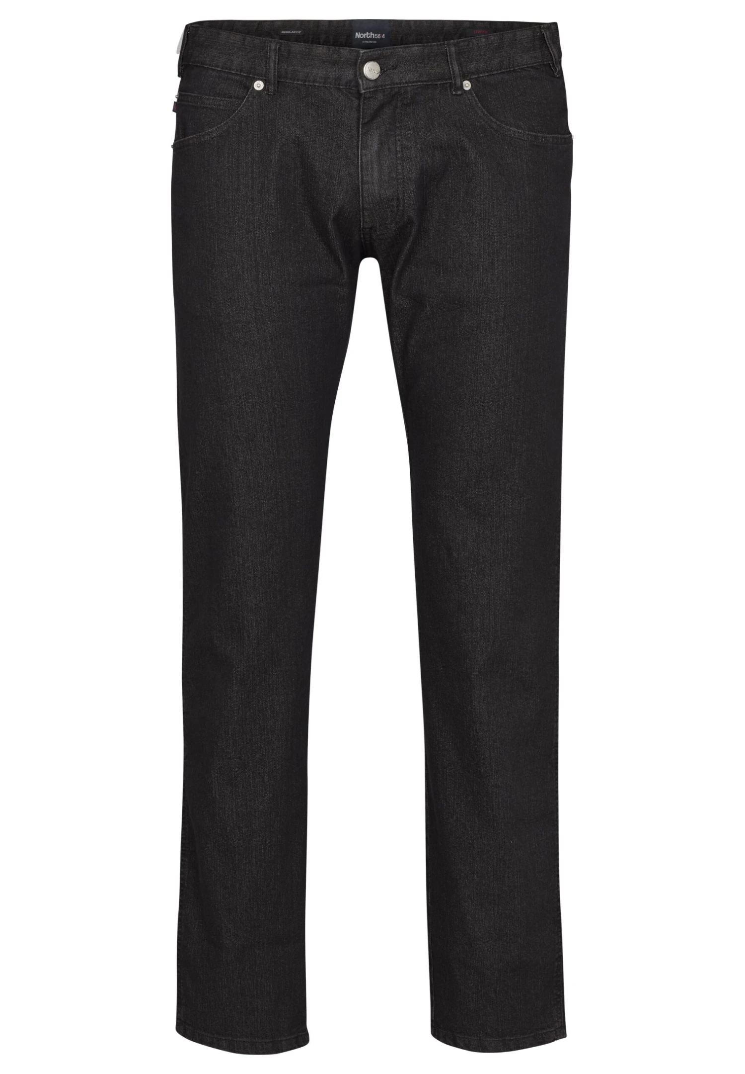 Straight Leg Jeans - Black Denim 6 Straight Leg Jeans - Black Denim - Afbeelding 4