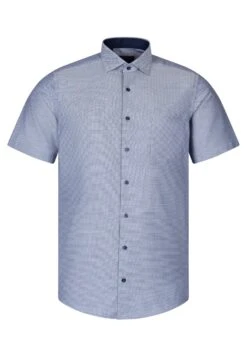 ROY ROBSON Kurzarm- Strukturierte Oberfläche - Overhemd - Blau -Jack and Jones Verkoopwinkel 34976968ea7b42029737585e68ce6c54