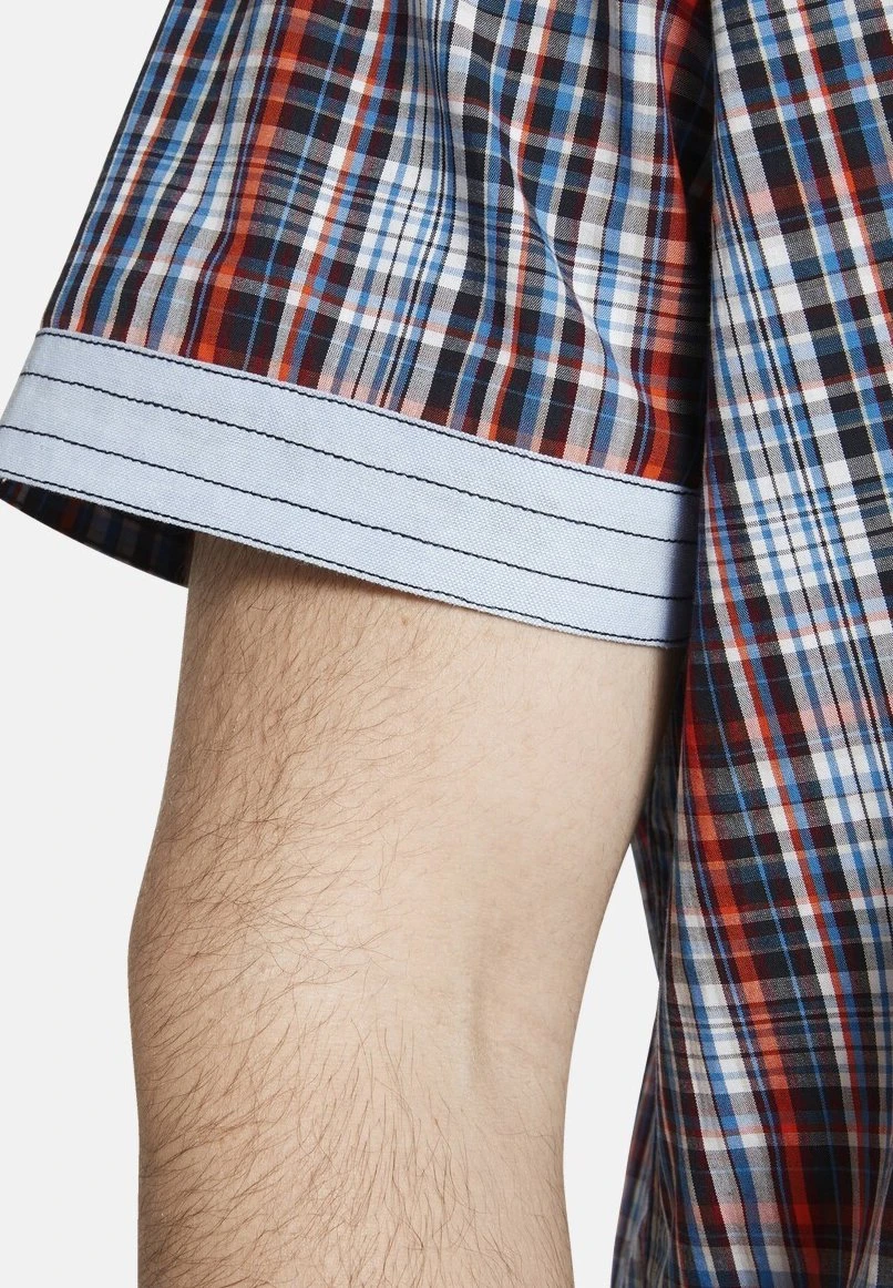 Kurzarm Duke Beltram - Overhemd - Hellblau Kariert 6 Kurzarm Duke Beltram - Overhemd - Hellblau Kariert - Afbeelding 4