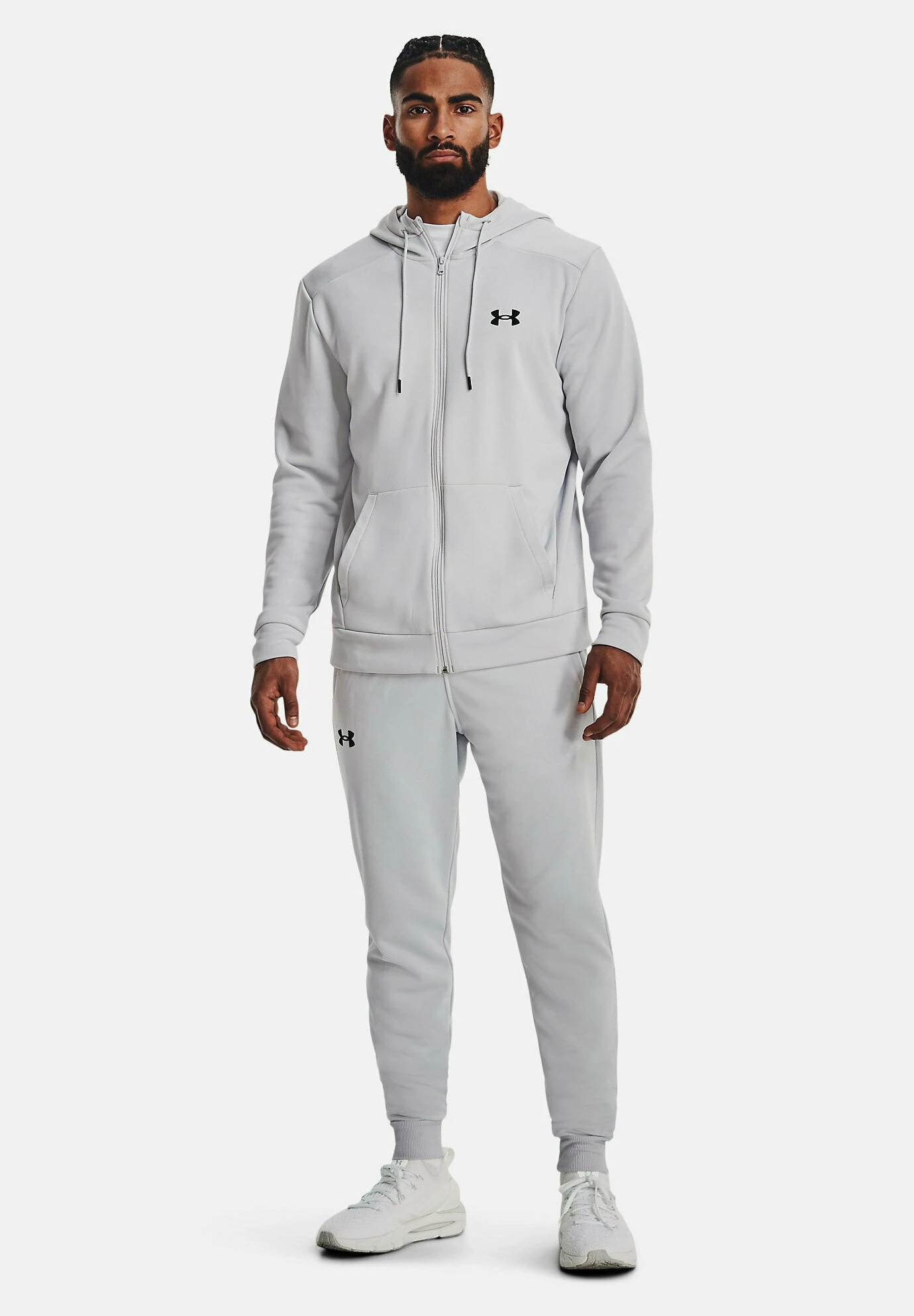 Under Armour Sweater Met Rits - Halo Gray 4 Under Armour Sweater Met Rits - Halo Gray - Afbeelding 2