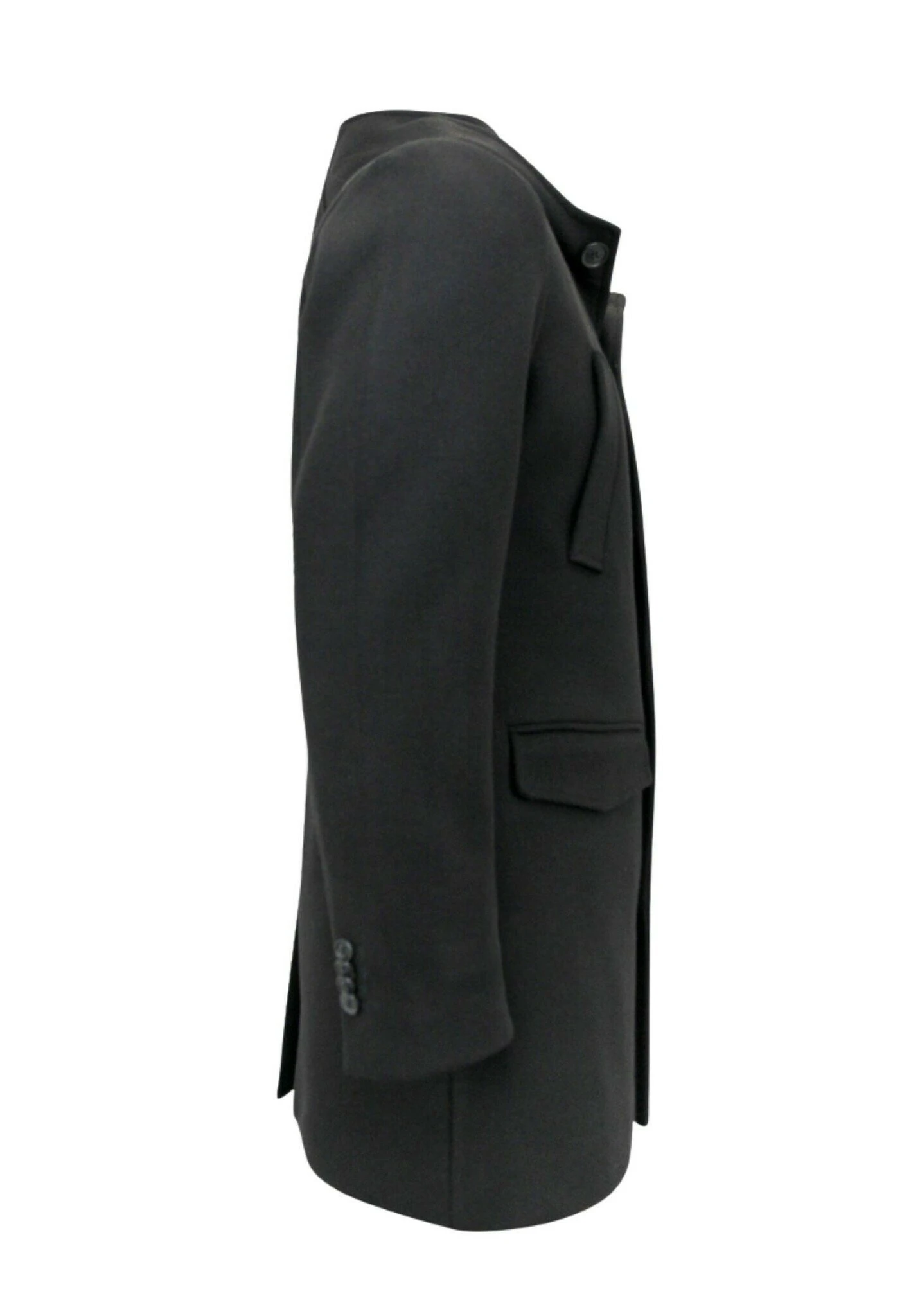 Mantel - Zwart 4 Mantel - Zwart - Afbeelding 2