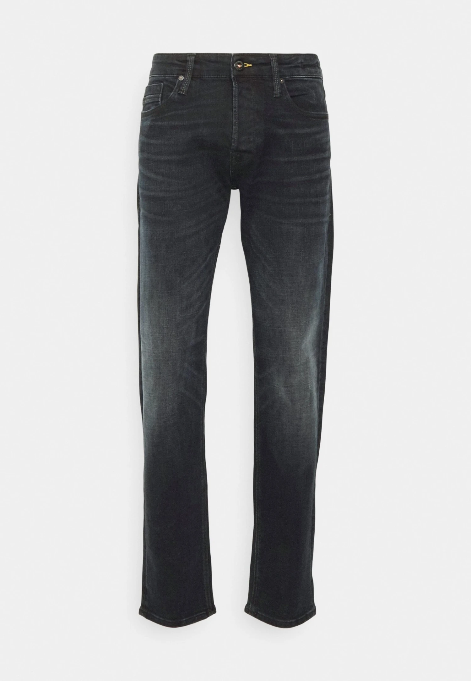 Jack & Jones Jjimike Jjwood - Straight Leg Jeans - Black Denim 6 Jack & Jones Jjimike Jjwood - Straight Leg Jeans - Black Denim - Afbeelding 4