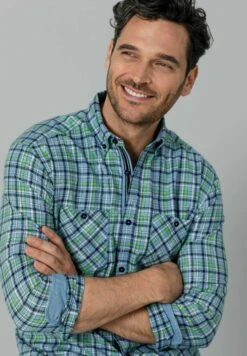 Overhemd - Blau Neongrün 14 Overhemd - Blau Neongrün -Jack and Jones Verkoopwinkel 35f88845612e41abb60805fb53f120a9