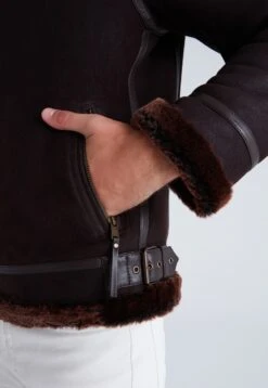 Pawel - Leren Jas - Brown -Jack and Jones Verkoopwinkel 366840c195a24b209096920187adec2b